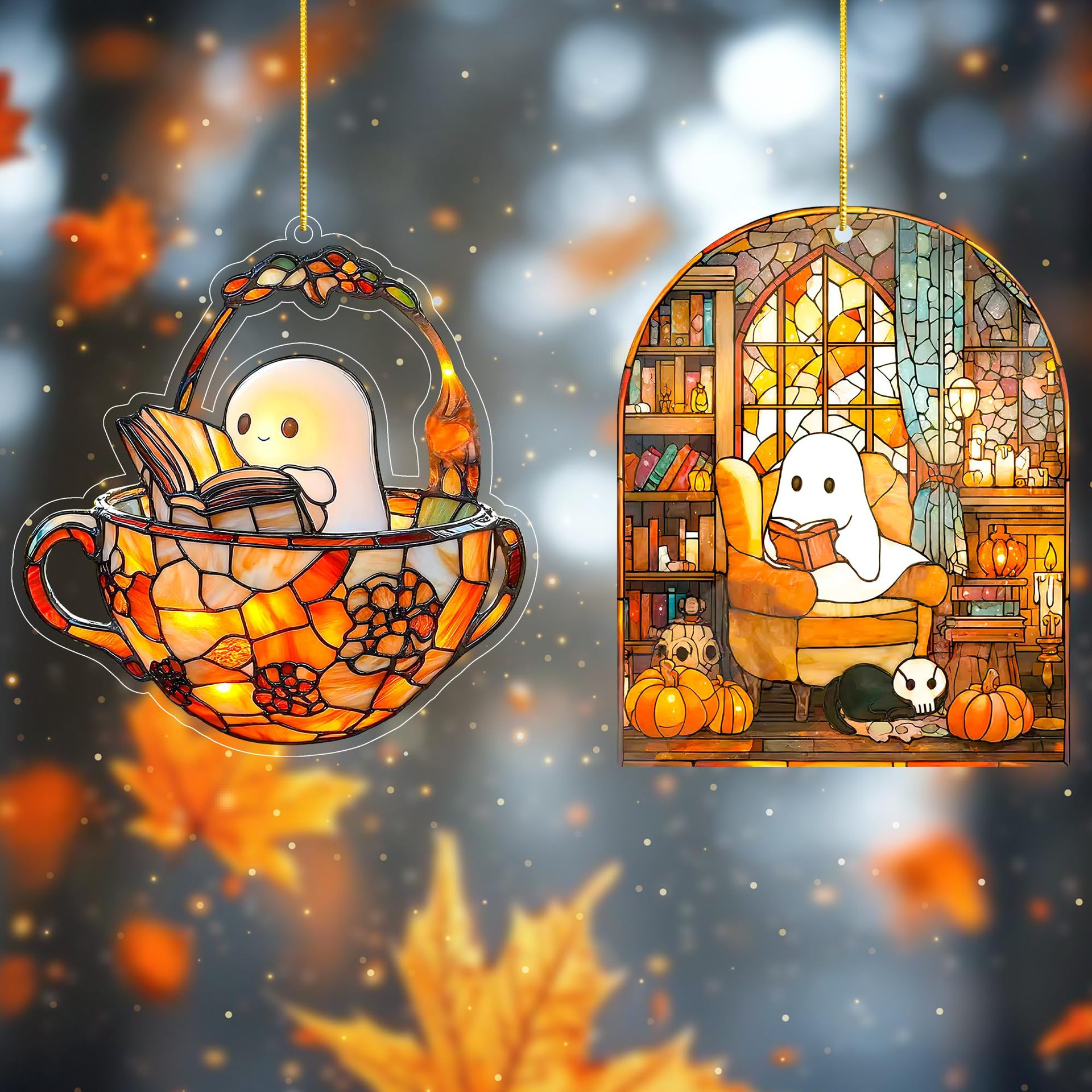 Aquarium Zombie - Halloween Ghost 2D Acrylic Bath Decor
