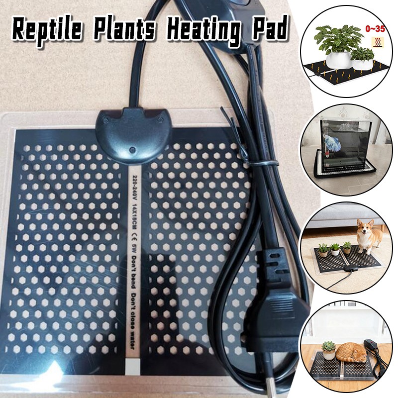 Aquarium Planted Aquarium - 28x28cm Reptile Heat Mat Plants Heating