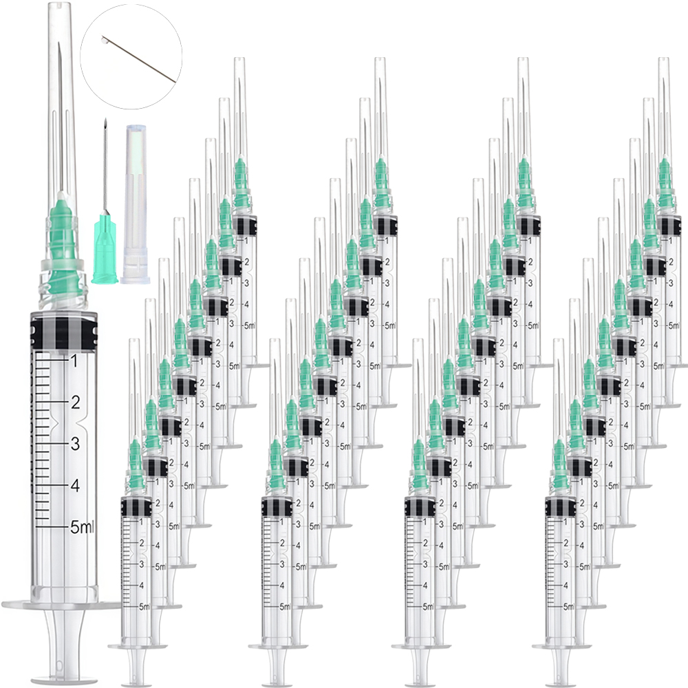Aquarium Planted Aquarium - 50 Pieces of 5ml Luer-Lock Syringes,