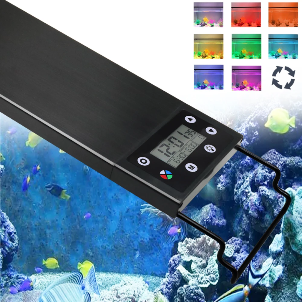 Aquarium Plant Growth Light - 30-60cm Fish Tank 24/7 Full Spectrum