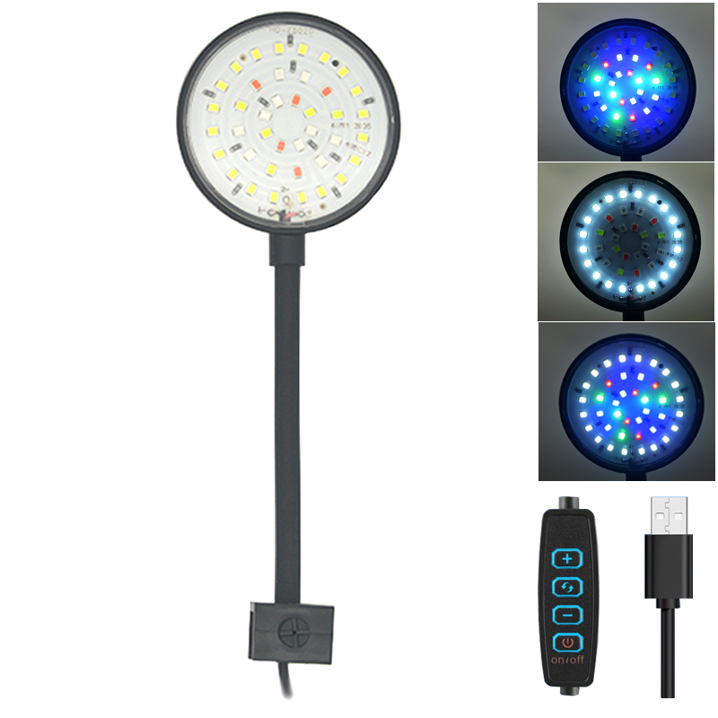 USB Aquarium LED Lamp Fish Tan - Aquarium Plant Growth Light のレビューと価格