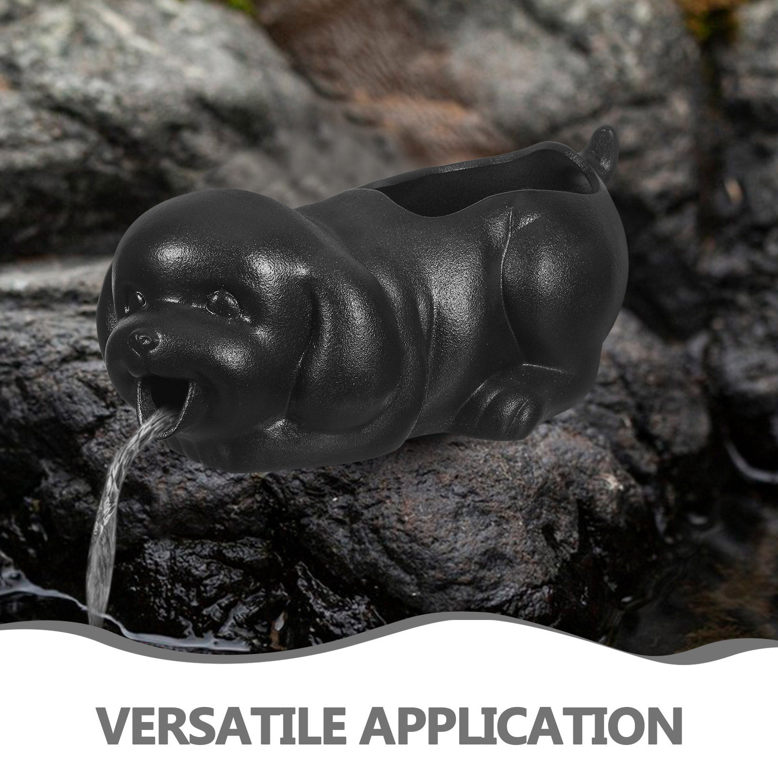 Ceramic Dog Fountain Spitter A - Planted Aquarium Jar のレビューと価格