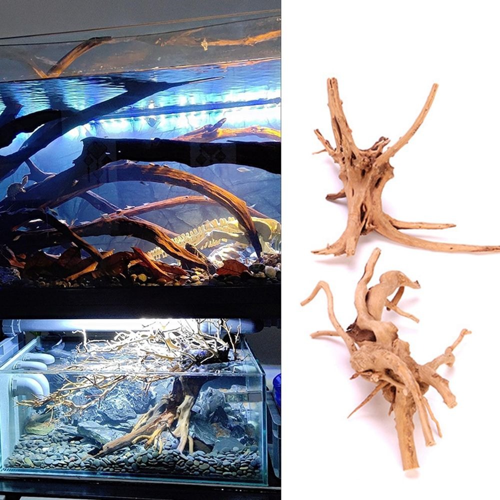 New Natural Wooden Fish Tank D - Aquarium Plant Root Tabs のレビューと価格