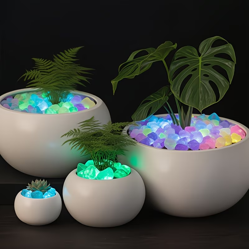 300PCS Luminous Pebble Set,0.9 - Aquarium Planted Aquarium のレビューと価格
