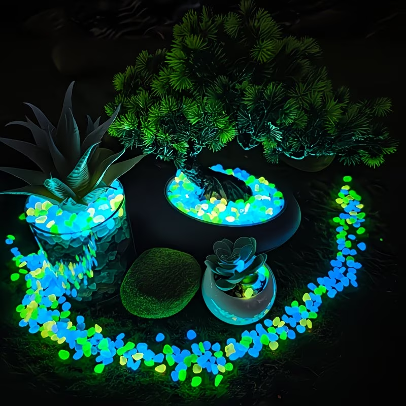 300PCS Luminous Pebble Set,0.9 - Aquarium Planted Aquarium のレビューと価格