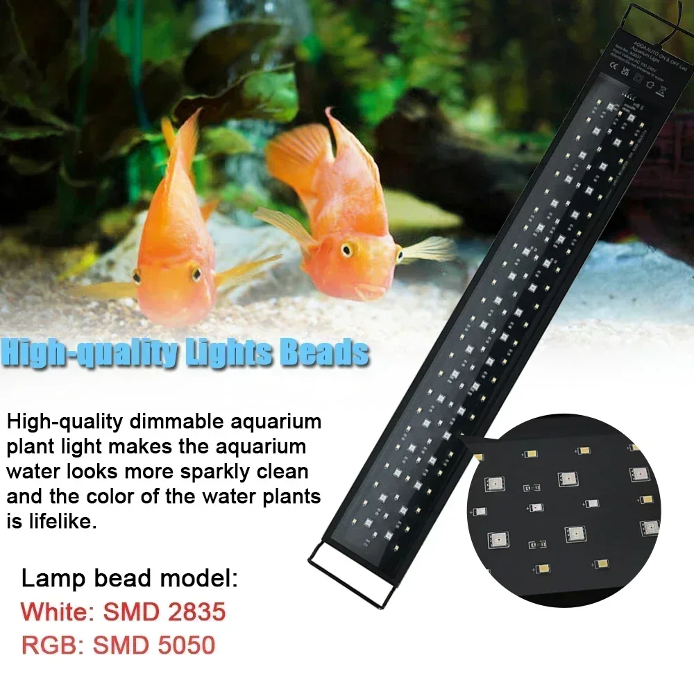 IP68 Waterproof Aquarium LED L - Aquarium Plant Growth Light のレビューと価格