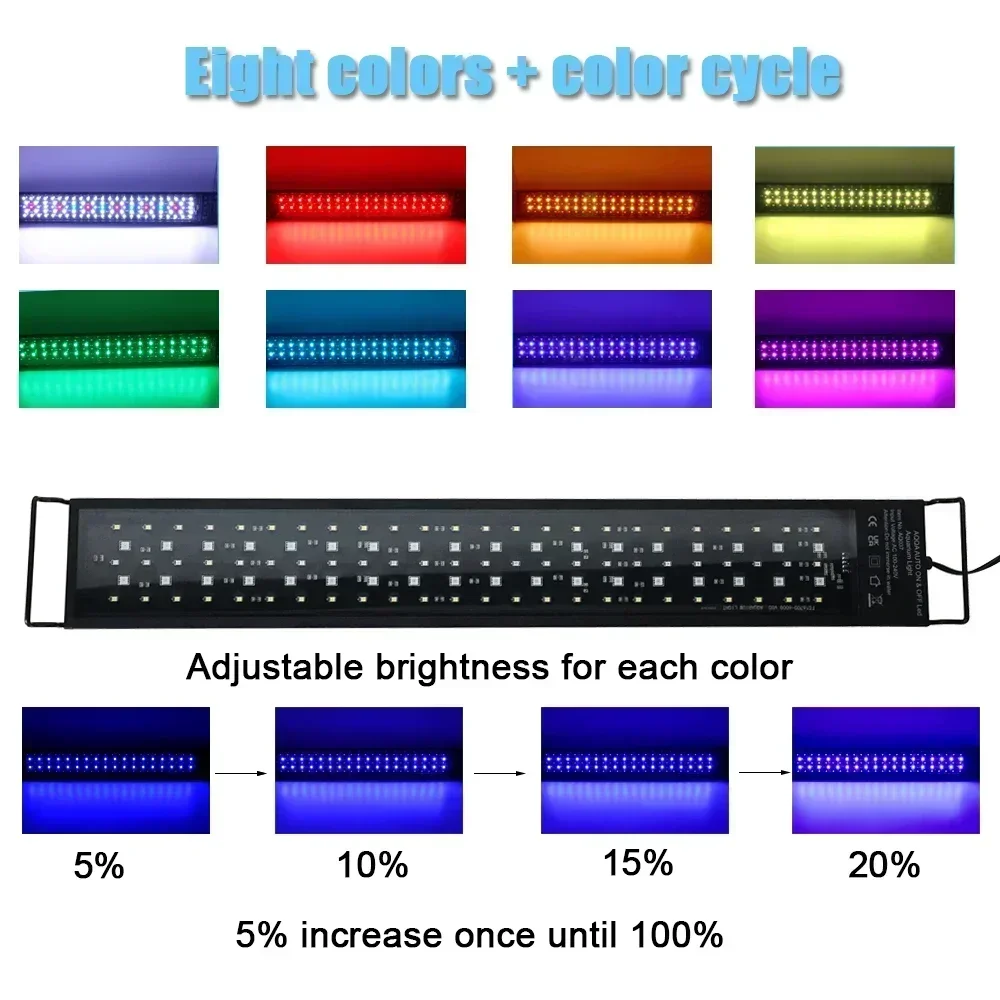 IP68 Waterproof Aquarium LED L - Aquarium Plant Growth Light のレビューと価格