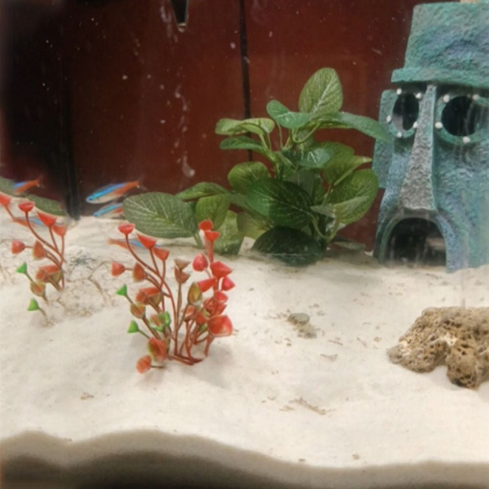 Plastic Creative Simulated Gre - Planted Aquarium Jar のレビューと価格