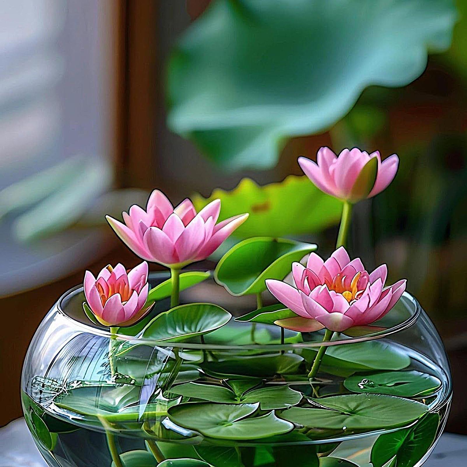 Fish Glass Bowl Glass Large Hy - Aquarium Planted Aquarium のレビューと価格