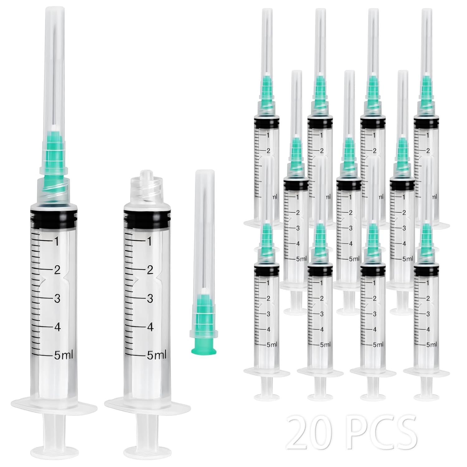 50 Pieces of 5ml Luer-Lock Syr - Aquarium Planted Aquarium のレビューと価格