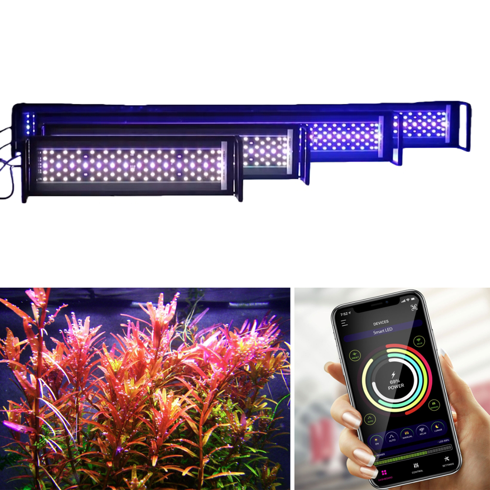 LED Aquarium Planted light Ext - Aquarium Plant Growth Light のレビューと価格