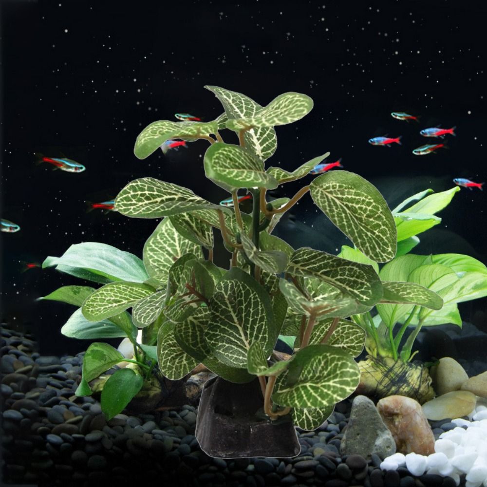 Decorative Silk Realistic Unde - Planted Aquarium Jar のレビューと価格