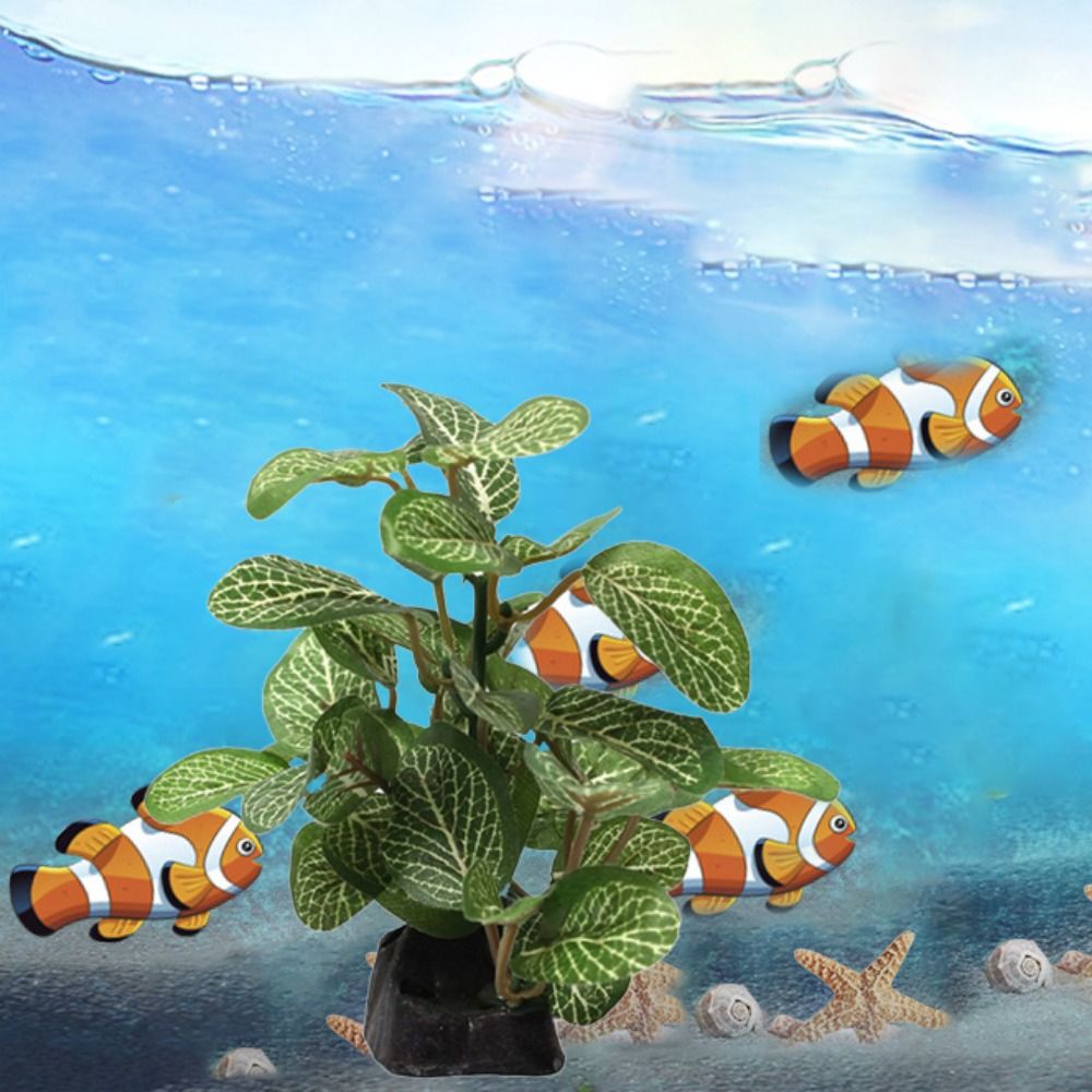 Decorative Silk Realistic Unde - Planted Aquarium Jar のレビューと価格