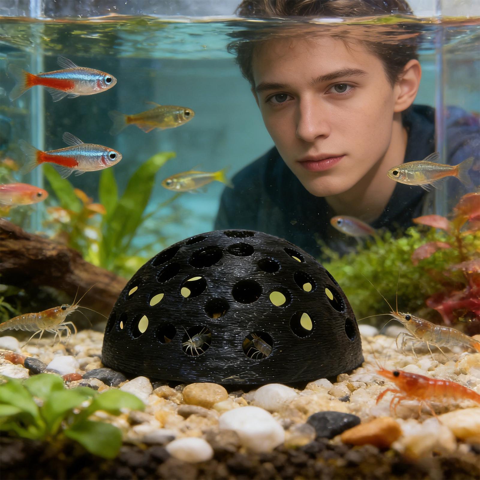 Porous Shrimp Cave Natural Dom - Aquarium Planted Shop のレビューと価格