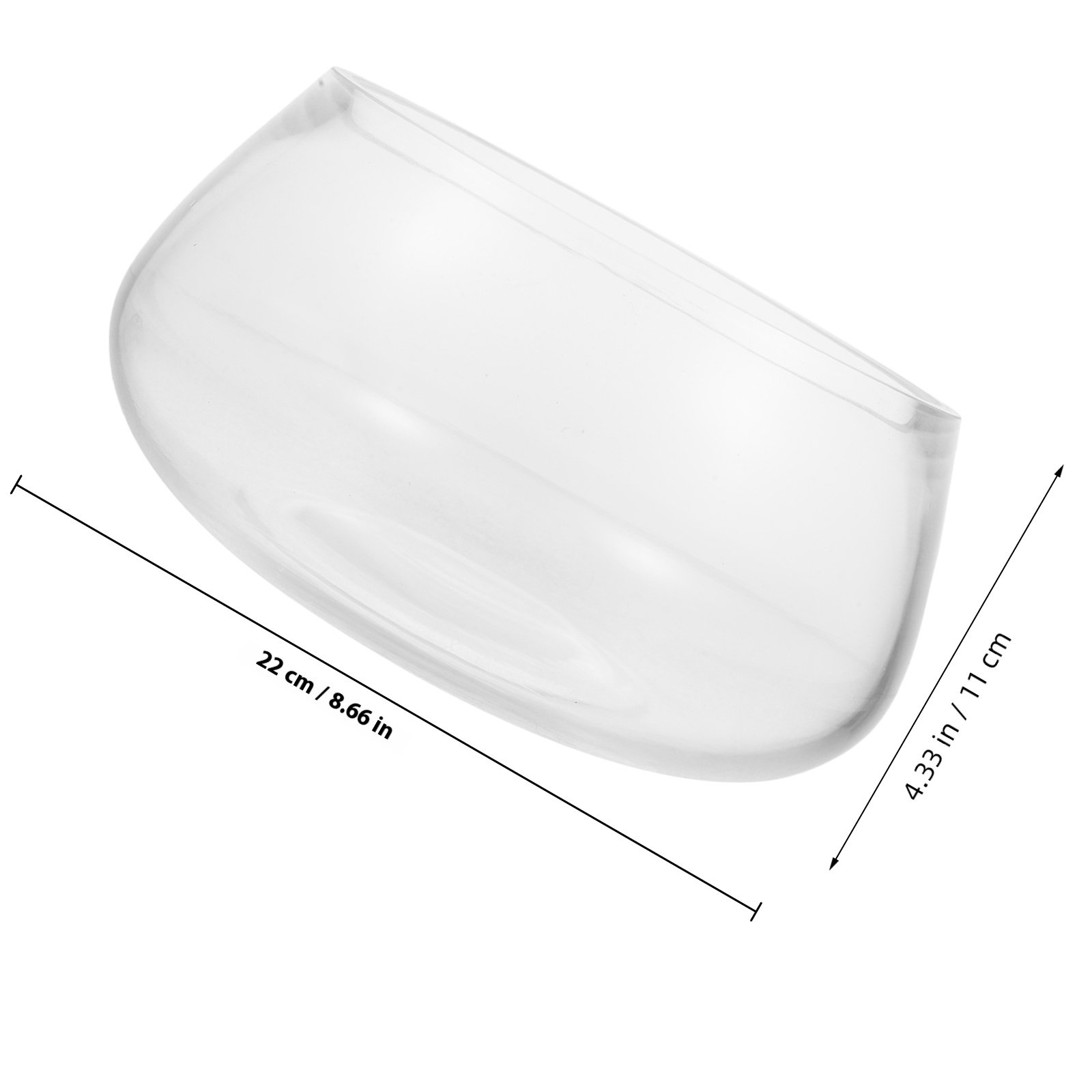 Round Mini Aquarium Transparen - Aquarium Planted Shop のレビューと価格