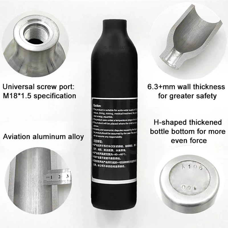 High Pressure Bottle Thread M1 - Aquarium Plant Delivery のレビューと価格