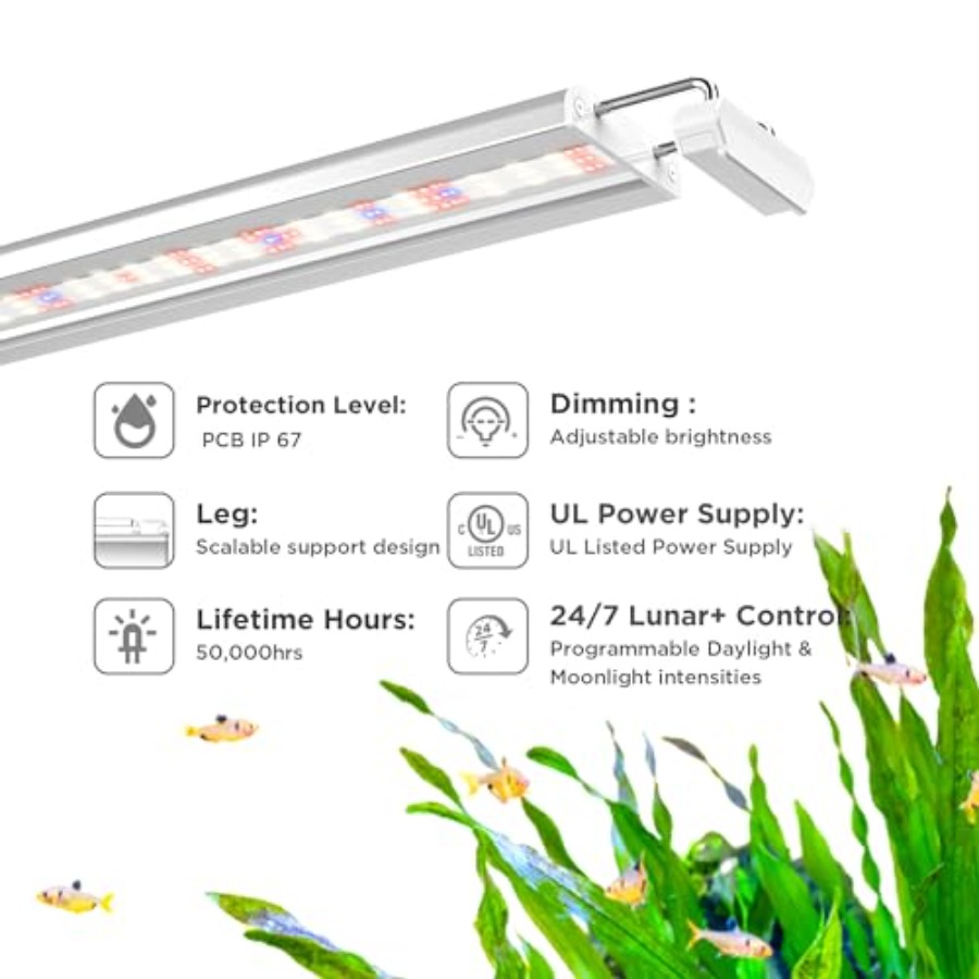 Aquarium LED Light for planted - Aquarium Planted Aquarium のレビューと価格